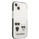 Karl Lagerfeld Karl & Choupette Case for iPhone 13 mini, White