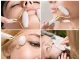 Jade Face Massager Set 3-in-1 Roller and Gua Sha Stone, White