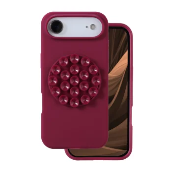 Silicone Stick Case for iPhone 17 Air 6.6", Burgundy
