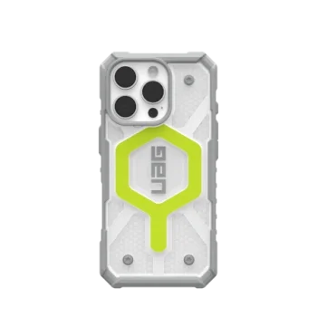 UAG Pathfinder Clear Magsafe iPhone 16 Pro Case Compatible with MagSafe - Green