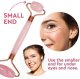 ACTIVFIZJO Rose Quartz Roller for Face and Neck Anti Ageing Massager Gua Sha
