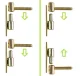Baby Safety Gate, Stairs Safe Gate for Baby and Pet for Stairs, Doorways, Hallways, 72-122 cm