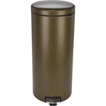 Brabantia NewIcon 30L Pedal Bin, Warm Brass