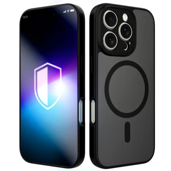 3Mk Protection Misty MagCase for iPhone 16 Pro Max, Black