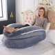 Multifunctional Maternity Pregnancy and Breastfeeding Pillow C-shape, 130x70cm