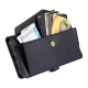 Wallet Case for Samsung Galaxy A56 5G with Straps - Black