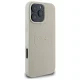 Guess iPhone 16 Pro Max Case Grained Ring MagSafe, Beige