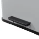 Recycling Pedal Bin Hailo Öko trio Plus L, 3 x 9 L, Light Grey Matte