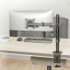 Maclean MC-753N Desk Monitor Mount 17-32\", 9kg, Black