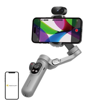 Aochuan Smart X Pro 3-Axis Gimbal with AI Sensor, Gray