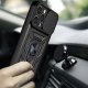 Hybrid Armor Camshield Case for Vivo Y16 / Y02s, Black