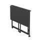 Maclean MC-1250 Foldable Desk on Wheels, 100x50cm, Black