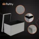 Ruhhy Folding Storage Ottoman, 60x30x30 cm, Grey