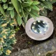 Solar Ground Garden Lights, 8 LED, Warm White, 4 Pcs