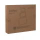 Zortiva Bamboo Cutting Board Set with Stand, 3 pcs