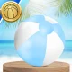 Inflatable Beach Ball 53 cm, Blue/White