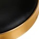 Activeshop H7 Beauty Salon Stool, Gold/Black