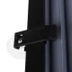 Iso Trade Universal Car Windshield Sunshade Blind, 150 x 65 cm, Black/Grey