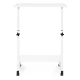 ModernHome Mobile Laptop Table, White