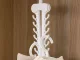 Folding Clothes Hanger Organizer, 16 Slots, White