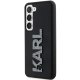 Karl Lagerfeld Samsung Galaxy S23 vāciņš 3D Rubber Glitter Logo, melns