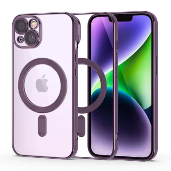 Tech-Protect MagShine MagSafe Case for iPhone 14, Purple