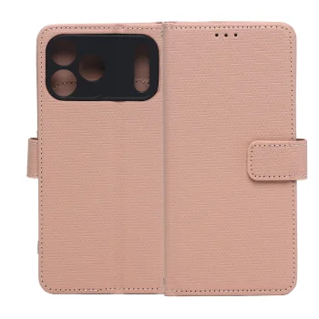 TFO Smart Triangle Wallet Case for iPhone 17 Pro Max / 18 Pro Max 6.9", Pink