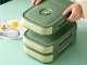 Green Egg Storage Container Drawer for Refrigerator, 18 Eggs