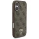 Guess 4G Strap Triangle Logo MagSafe Case for iPhone 17 - Brown