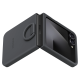 Samsung Galaxy Z Flip 7 FE (SM-F761B/DS) Original Silicon Case Cover with Ring, Black (EF-PF741TBEGWW)