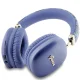 Guess GCube Metallic Script Logo Bluetooth Headphones Purple