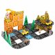 3D Magnetic Building Blocks Construction Site, 92 Pieces