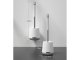 Piekarināma Silikona Tualetes Birste, Balts/Pelēks | Silicone Toilet Brush