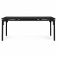 MultiGarden Extendable Garden Table 180-240 cm, Up to 12 Persons, Steel/HDPE, Black