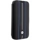 Apple iPhone 14 Pro Max 6.7\'\' BMW Leather Stamp Blue Lines Book Case Cover (BMBKP14X22RVSK), Black | Telefona...