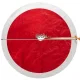 Ruhhy Christmas Tree Skirt 90 cm, Red/White