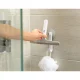 Joseph Joseph EasyStore Shower Squeegee with Storage Hook, Light Grey