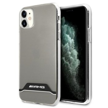 Mercedes AMG Electroplate Black&White Case for iPhone 11 / XR Transparent