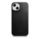 iCarer iPhone 14 Plus Leather Folio Case with MagSafe, Black (AKI14220707-BK)