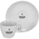 Gaggia Milano Espresso Cup and Saucer Set, 6 pcs., White