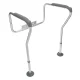 Toilet Safety Frame 4FIZJO, Silver
