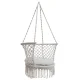 Stork\'s Nest Garden Swing with Backrest and Cushion, Grey, 80 cm, 150 kg