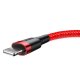 Baseus Cafule USB Apple iPhone Lightning Data Charging Cable, 1,5A 2m, Red