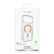 Puro iPhone 17 Pro Case Lite Mag, Transparent with Orange Ring