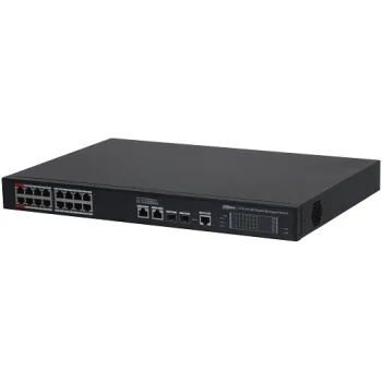 Managed PoE Switch S4220-16GT-190 (16x PoE, 2x RJ45, 2x SFP)