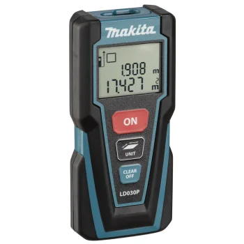 Makita LD030P Laser Distance Measurer, 30 m, Blue / Black