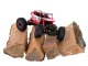 RC Rock Crawler 4WD Remote Control Car 1:18, 2.4GHz, Red