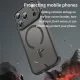 Dėklas iPhone 18 Pro / 17 Pro magnetinis matinis, juodas