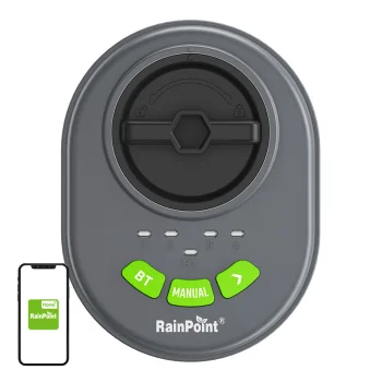 4-Zone Sprinkler Controller RainPoint HIC406B Bluetooth
