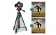 Puluz PU3096B Aluminum Tripod with 3D Head & Phone Holder